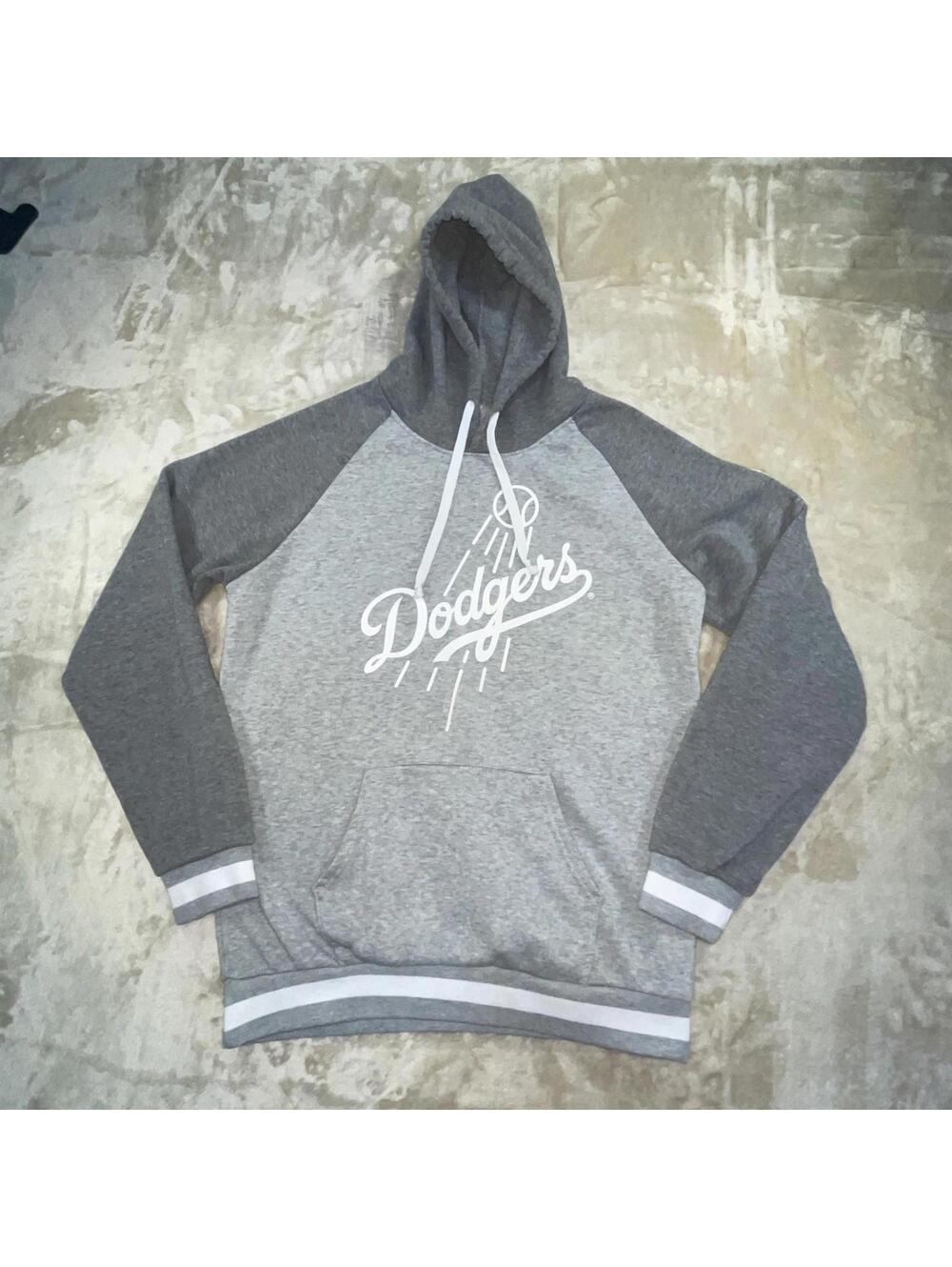 Los Angeles Dodger Raglan Hoodie w/ 60th Anniv. Embroidered Patch